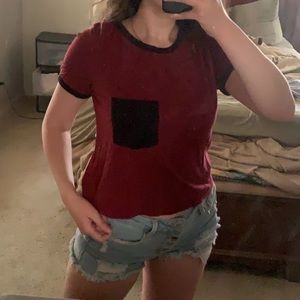 🌸2 for $12 Forever 21 pocket shirt